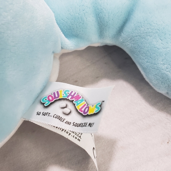 Squishmallows Blue Narwhal Whale Rainbow Horn Plush Toy 17 Inch 2019 - Picture 8 of 11